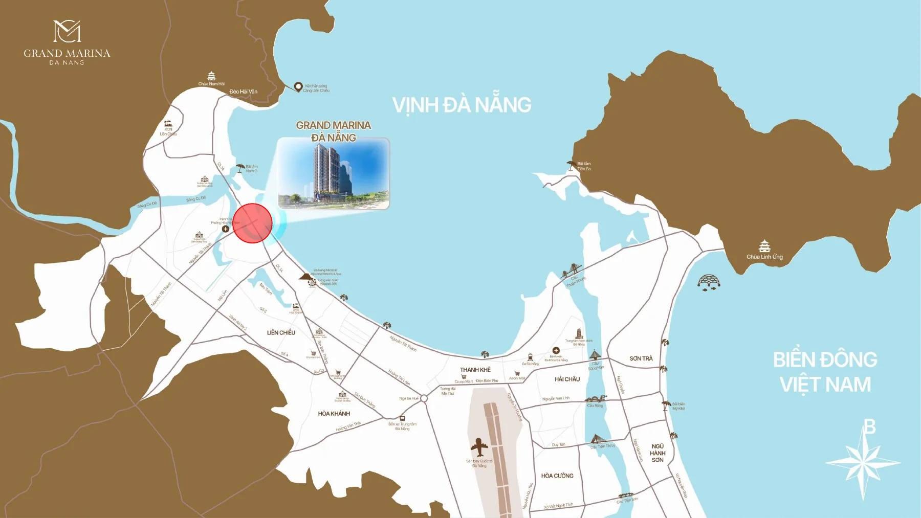 Grand Marina Đà Nẵng - sơ đồ vị trí