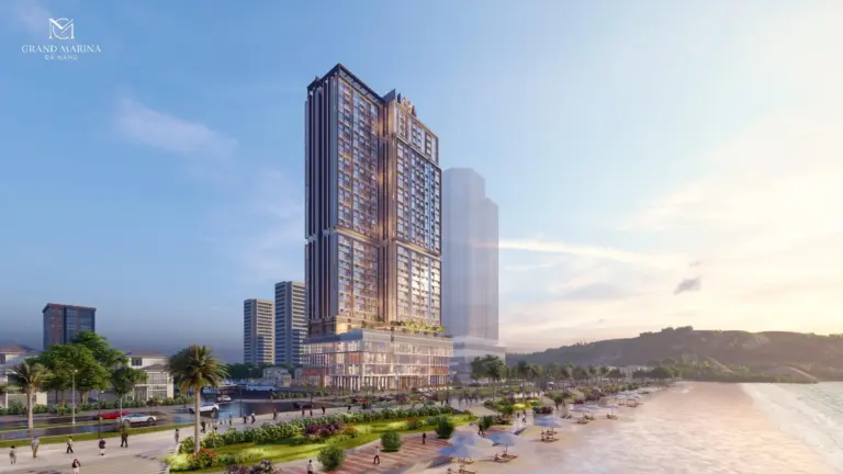 Grand Marina Đà Nẵng - phối cảnh ven biển